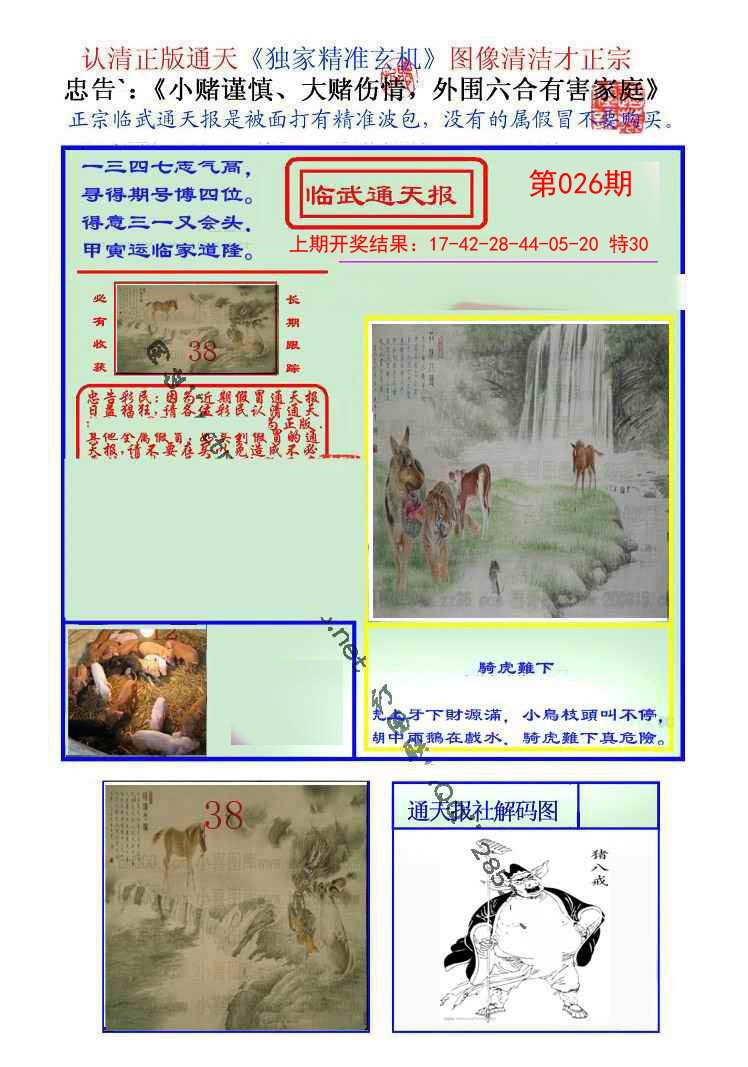 2025026期临武通天报