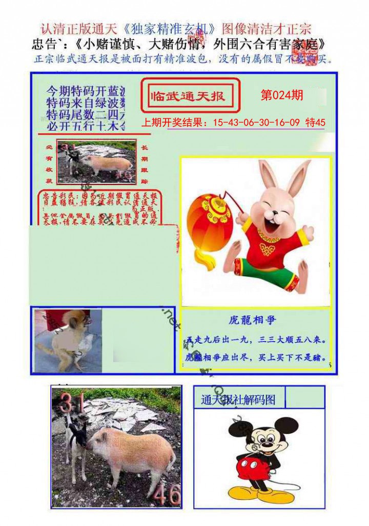 2025024期临武通天报