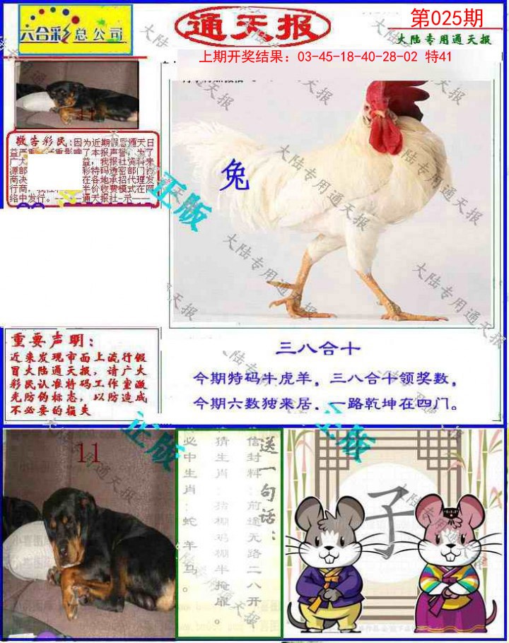 2025025期大陆通天报