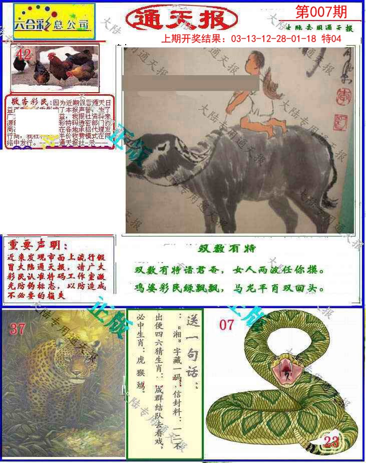 2025007期大陆通天报