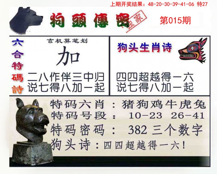 2025015期狗头传密