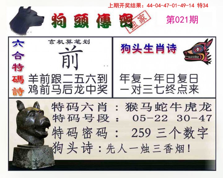 2025021期狗头传密