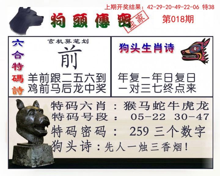 2025018期狗头传密