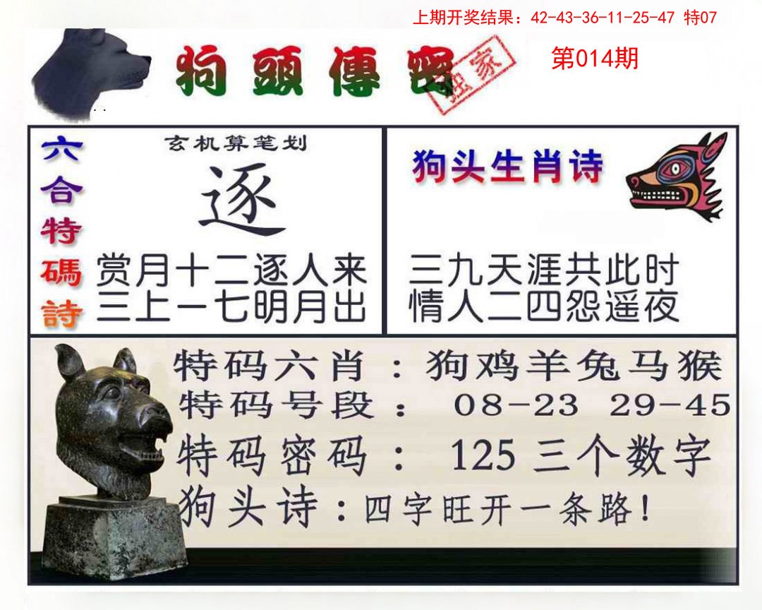 2025014期狗头传密