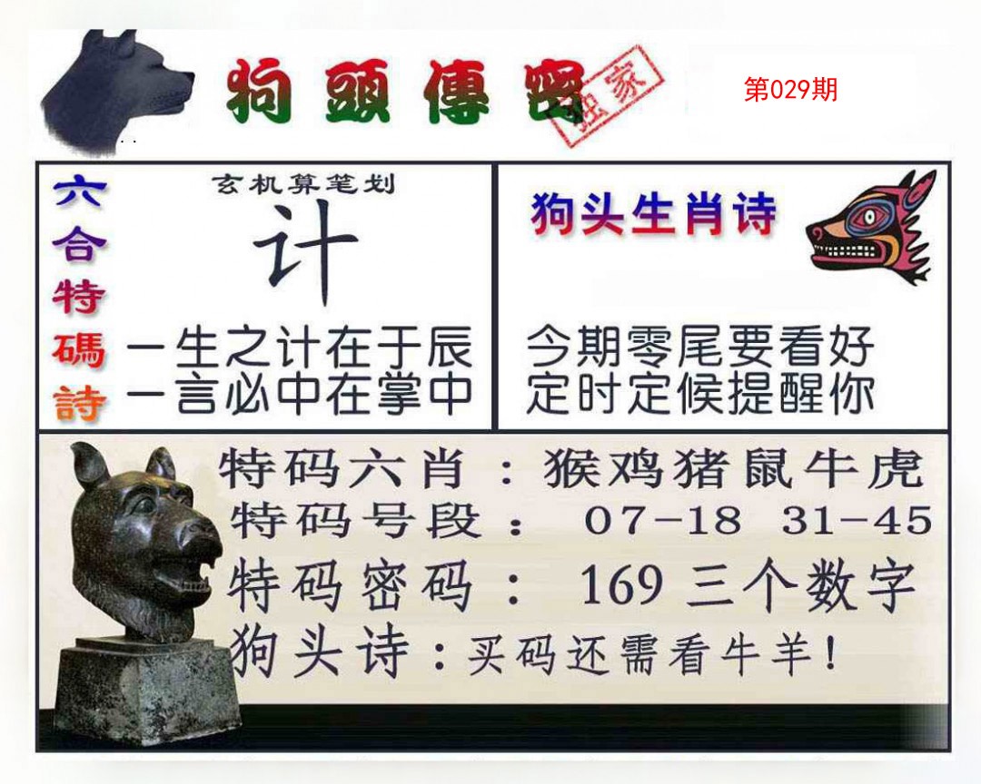 2025029期狗头传密