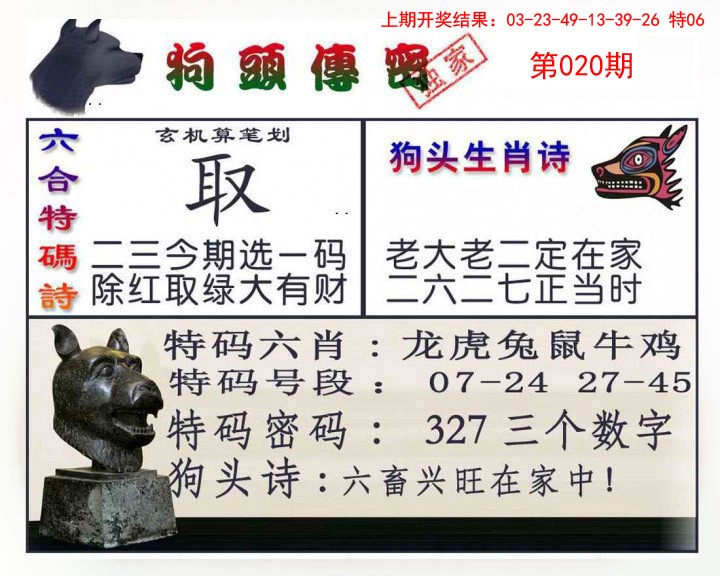 2025020期狗头传密