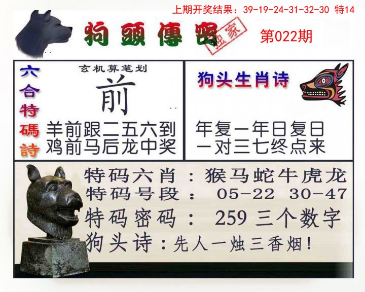 2025022期狗头传密