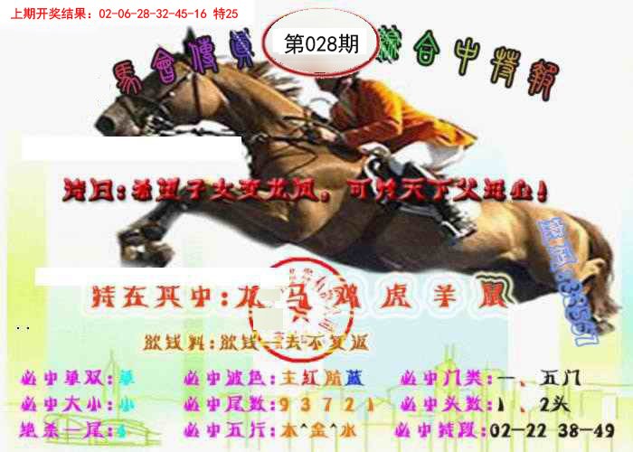 2025028期马会传真-综合报