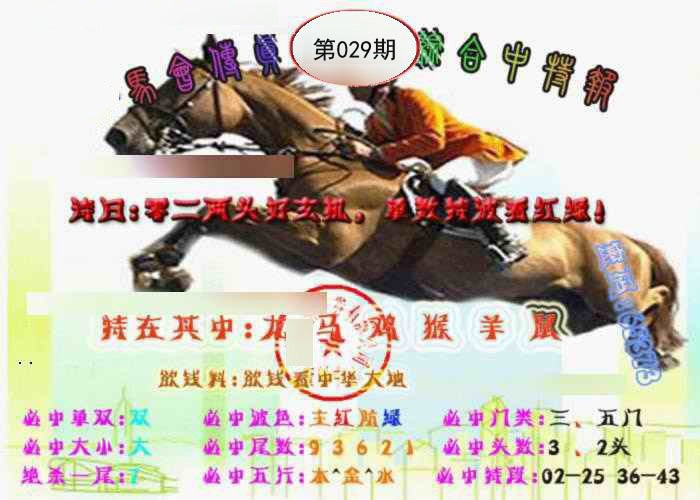 2025029期马会传真-综合报