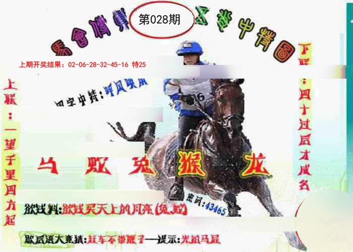 2025028期马会传真-五肖料