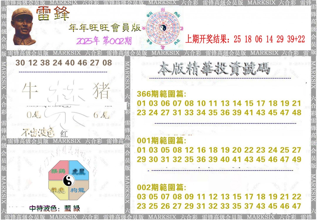 2025002期雷锋鼠年旺旺版