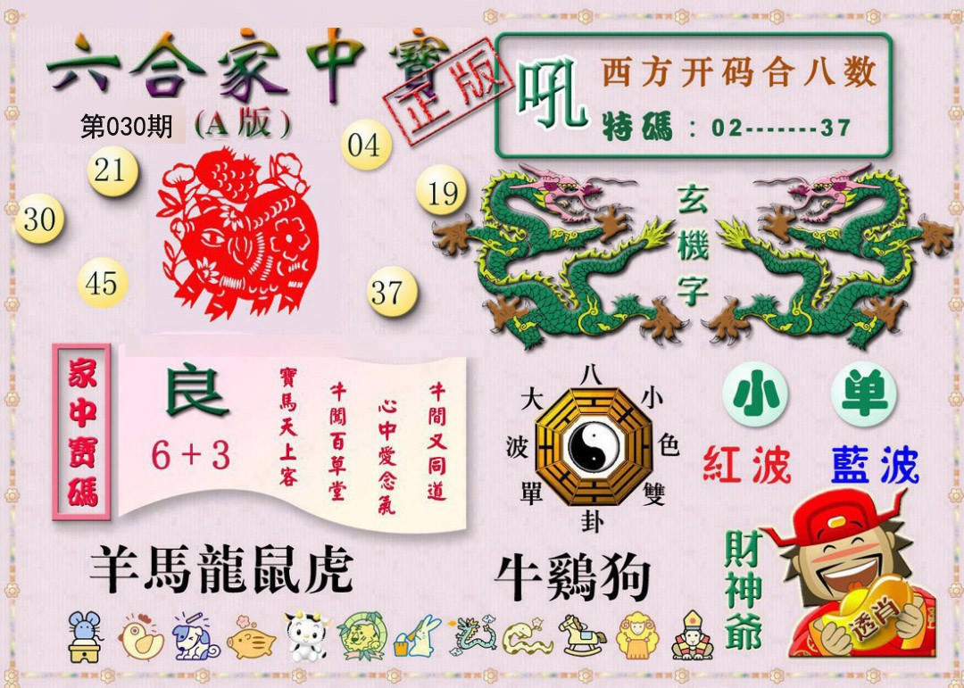 2025030期六合家中宝A