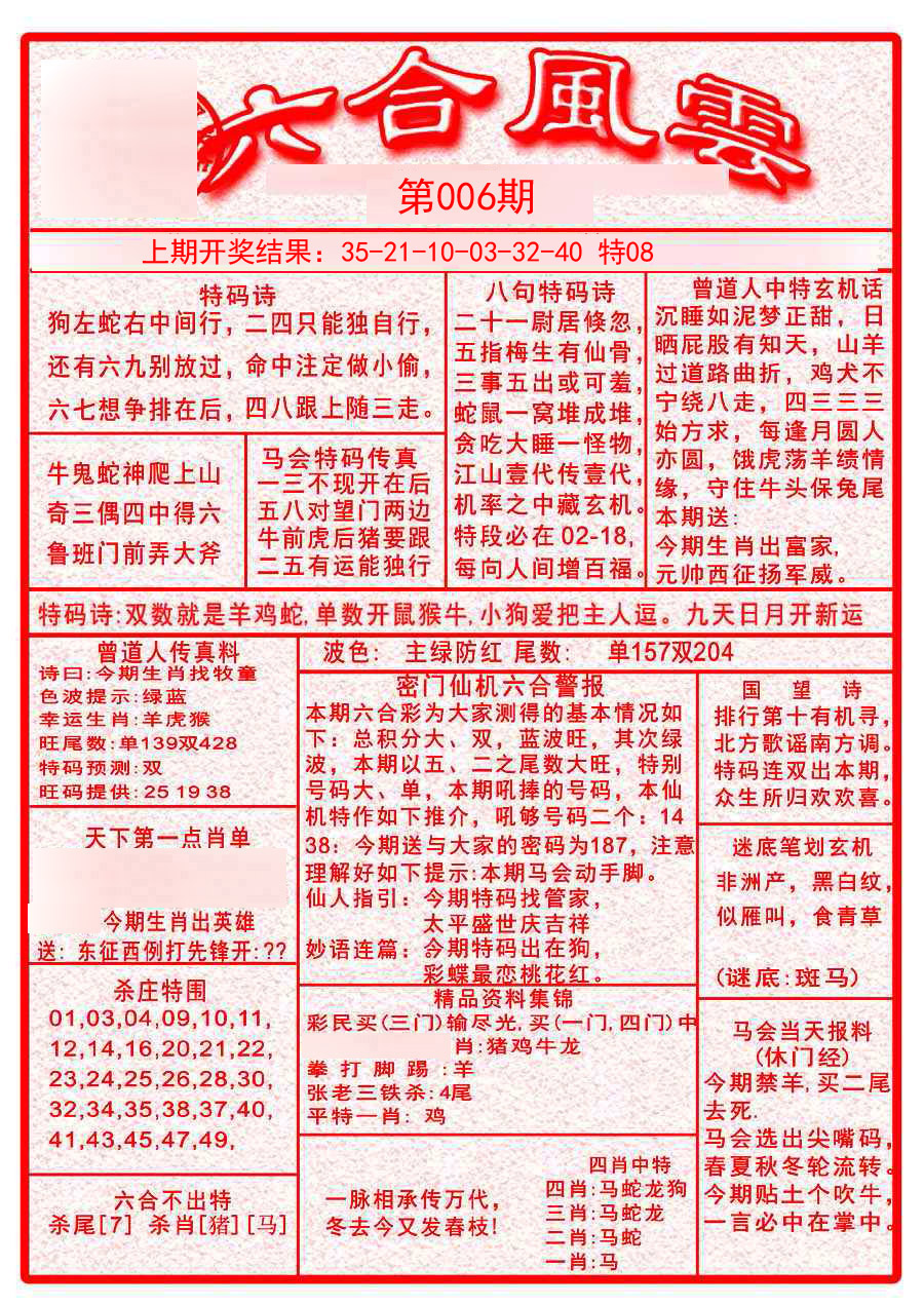 2025006期六合风云A