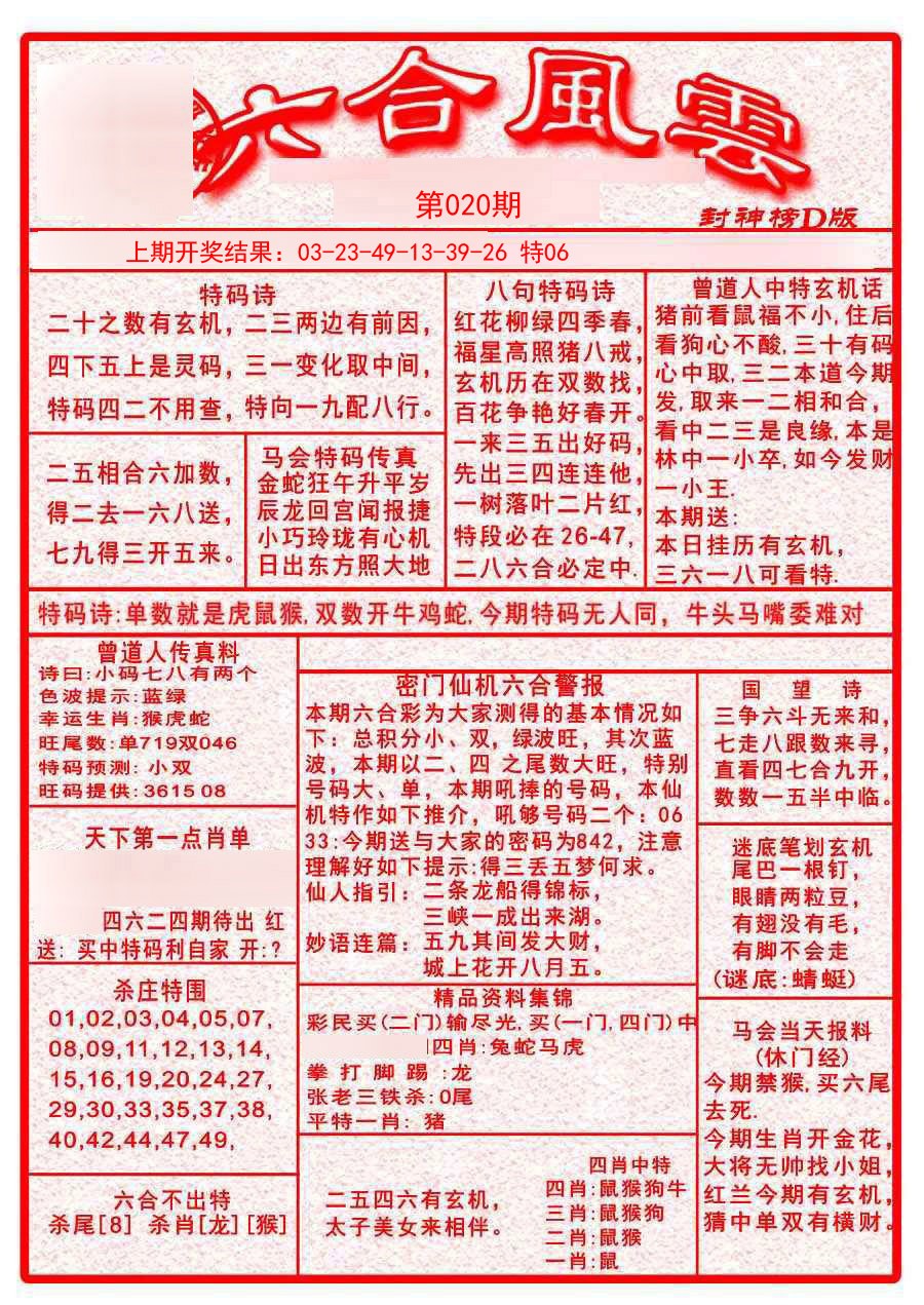 2025020期六合风云A