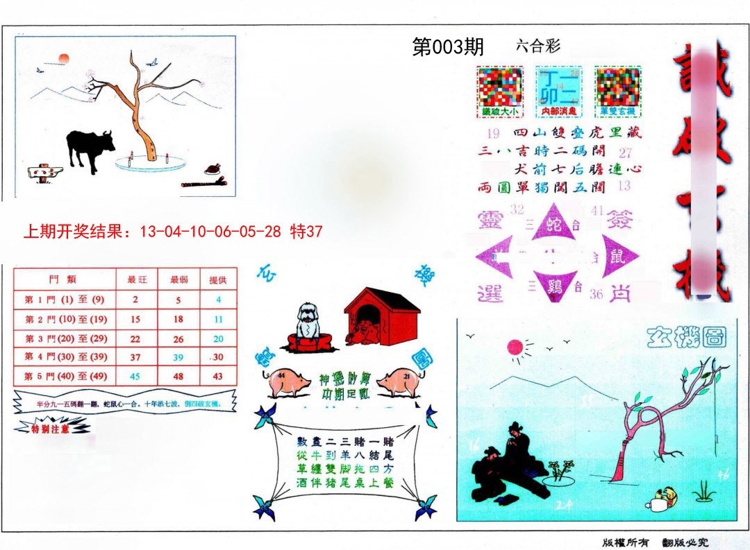 2025003期识破玄机