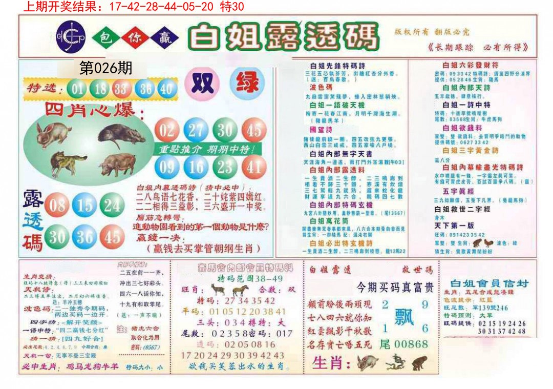 2025026期马会专刊B