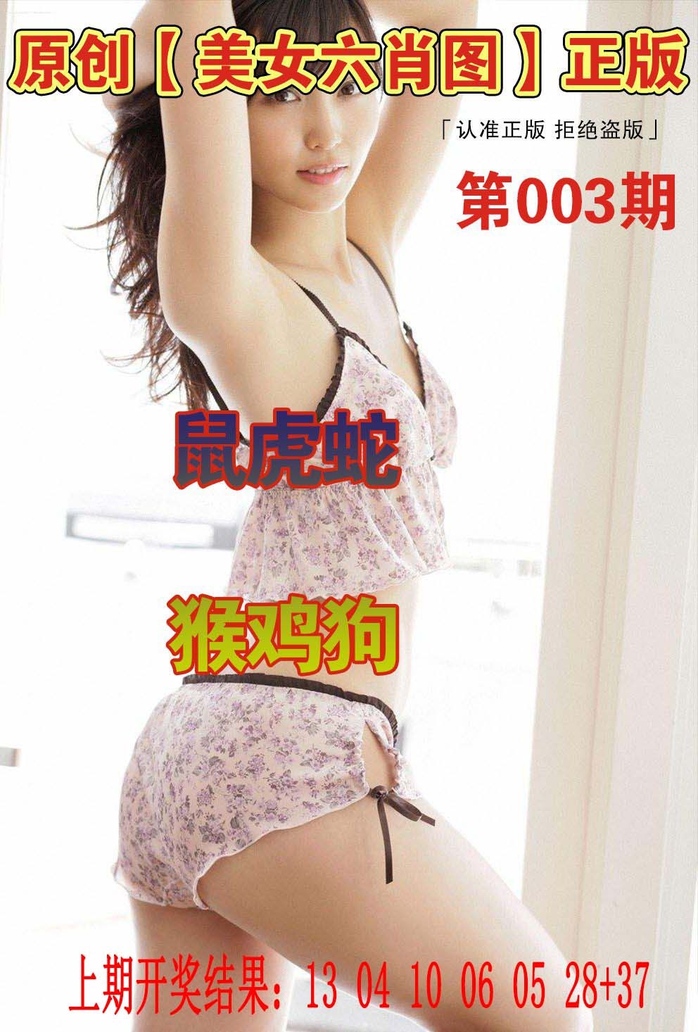 2025003期美女六肖图