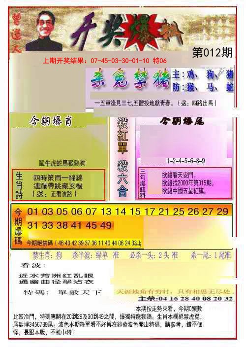 2025012期开奖爆料(新图推荐)