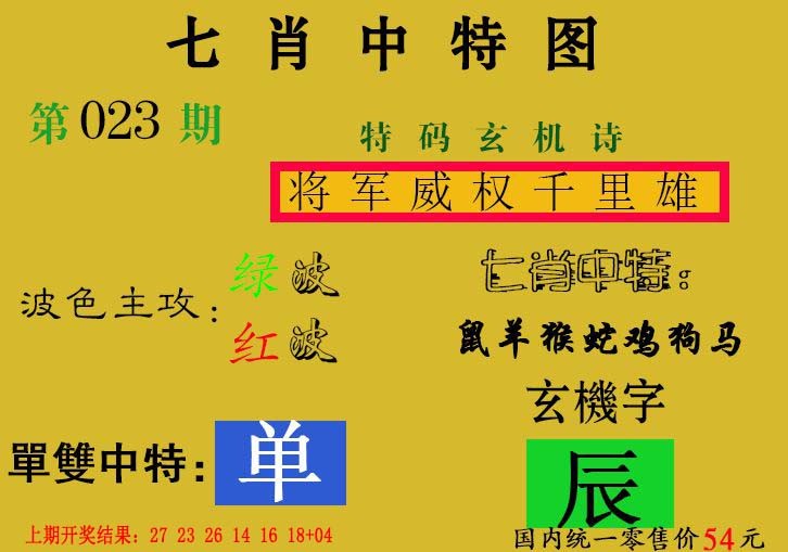 2025023期七肖中特