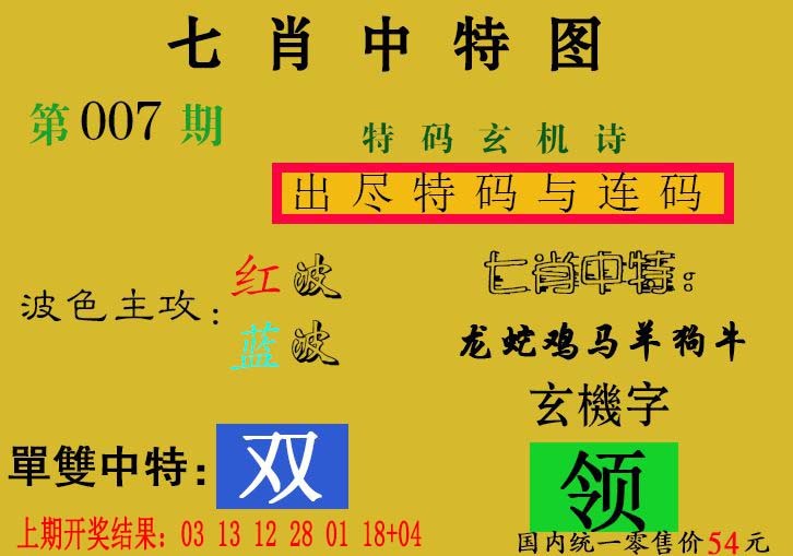 2025007期七肖中特