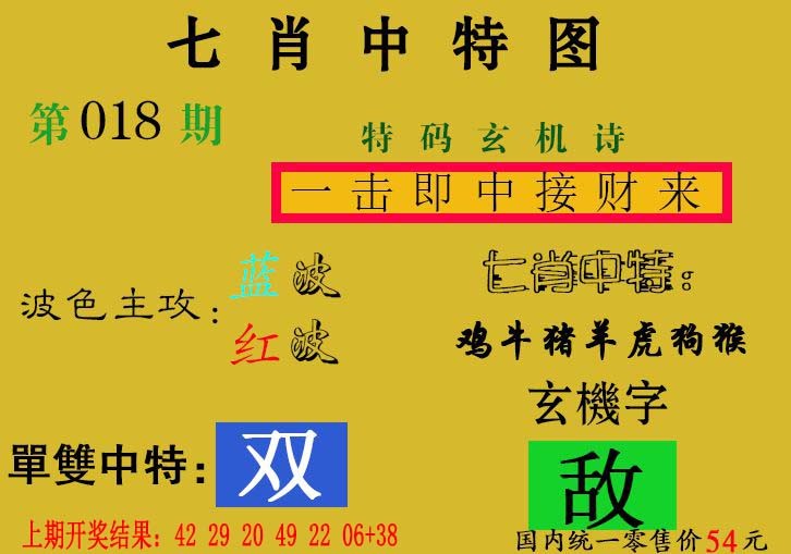 2025018期七肖中特