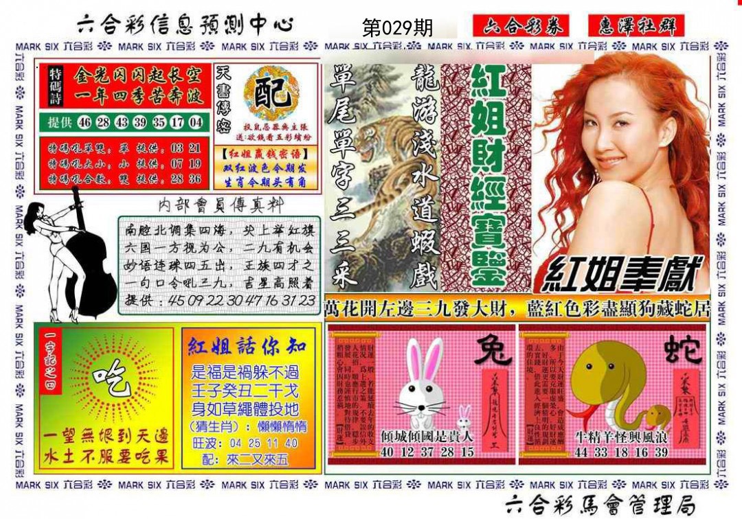 2025029期红姐财经宝鉴