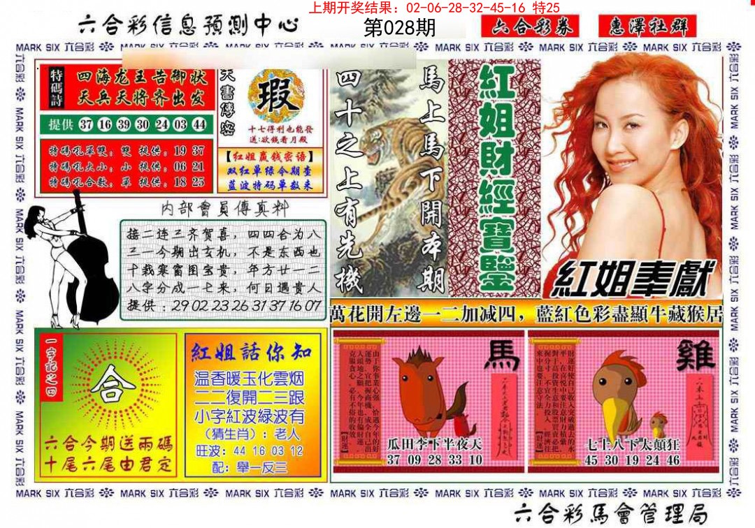 2025028期红姐财经宝鉴