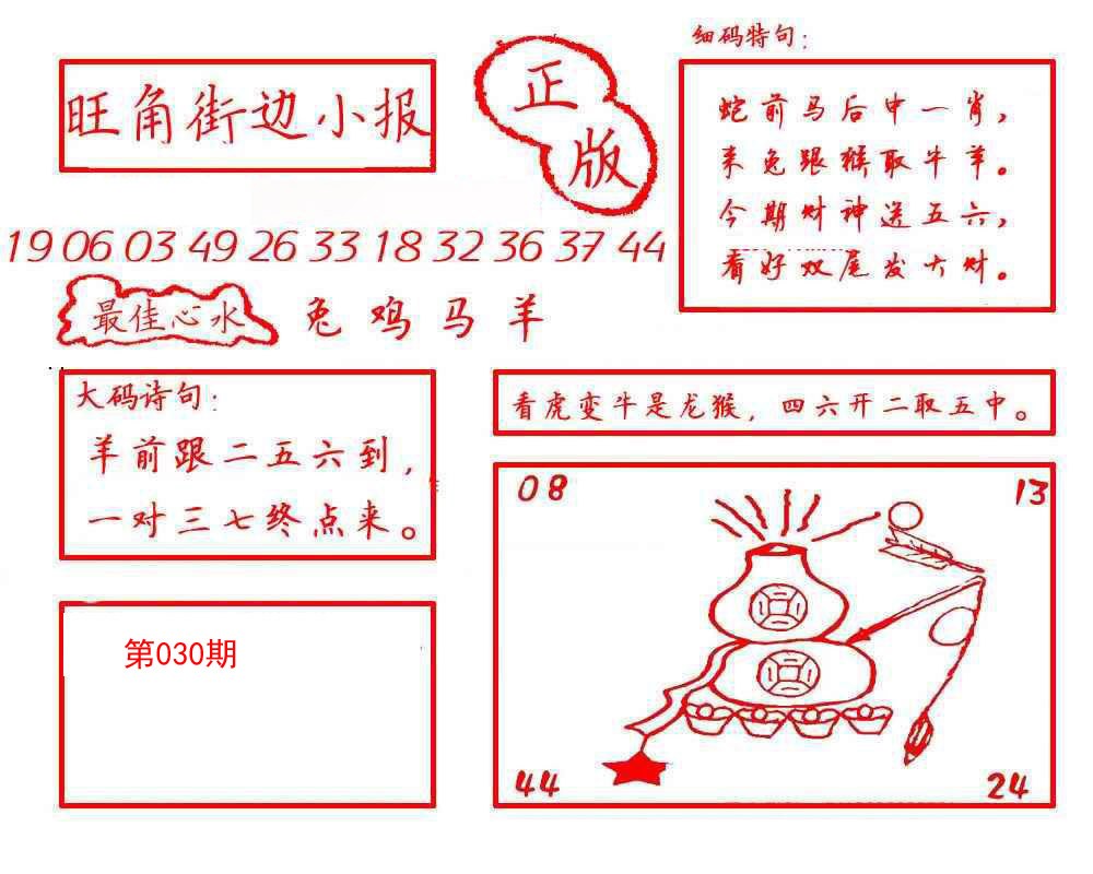 2025030期旺角街边小报