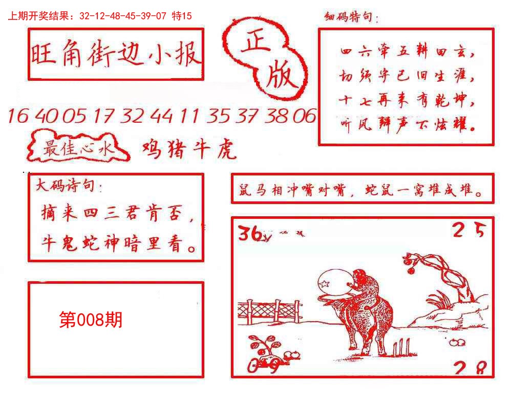 2025008期旺角街边小报