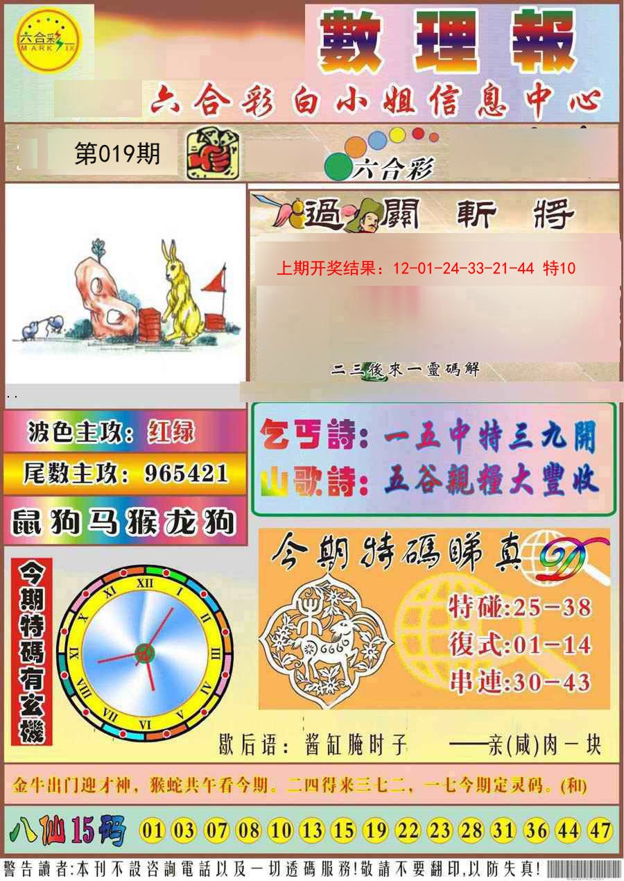 2025019期九龙数理报