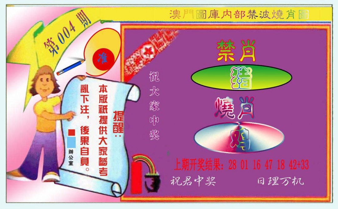 2025004期禁波烧肖图