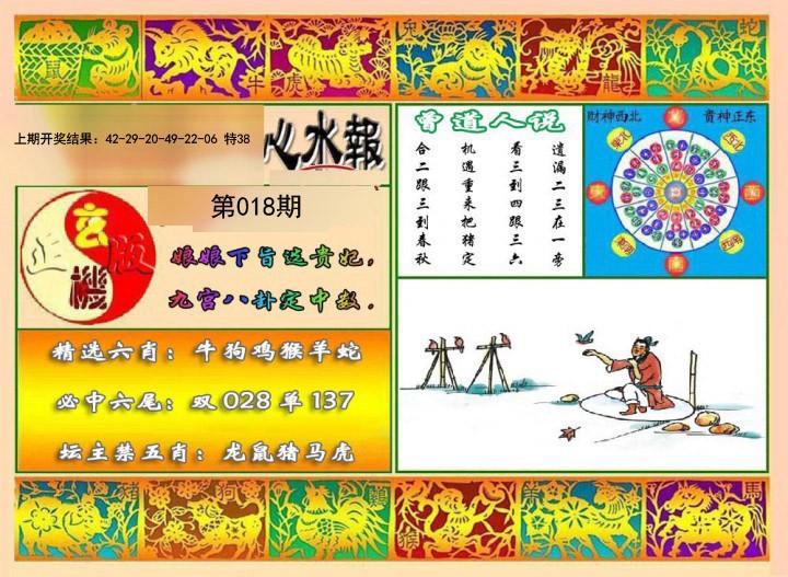 2025018期九龙心水报