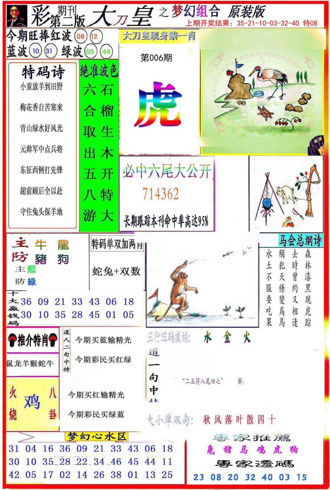 2025006期大刀皇之(梦幻组合)