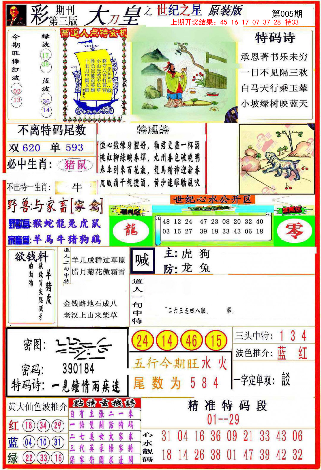 2025005期大刀皇之(世纪之星)