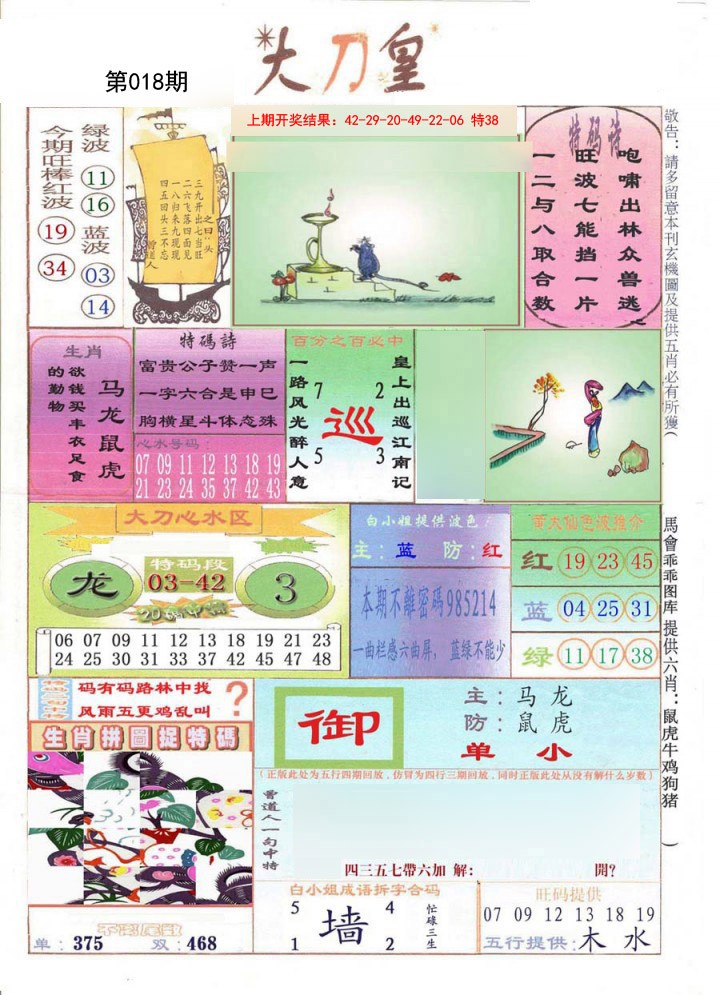 2025018期大刀皇