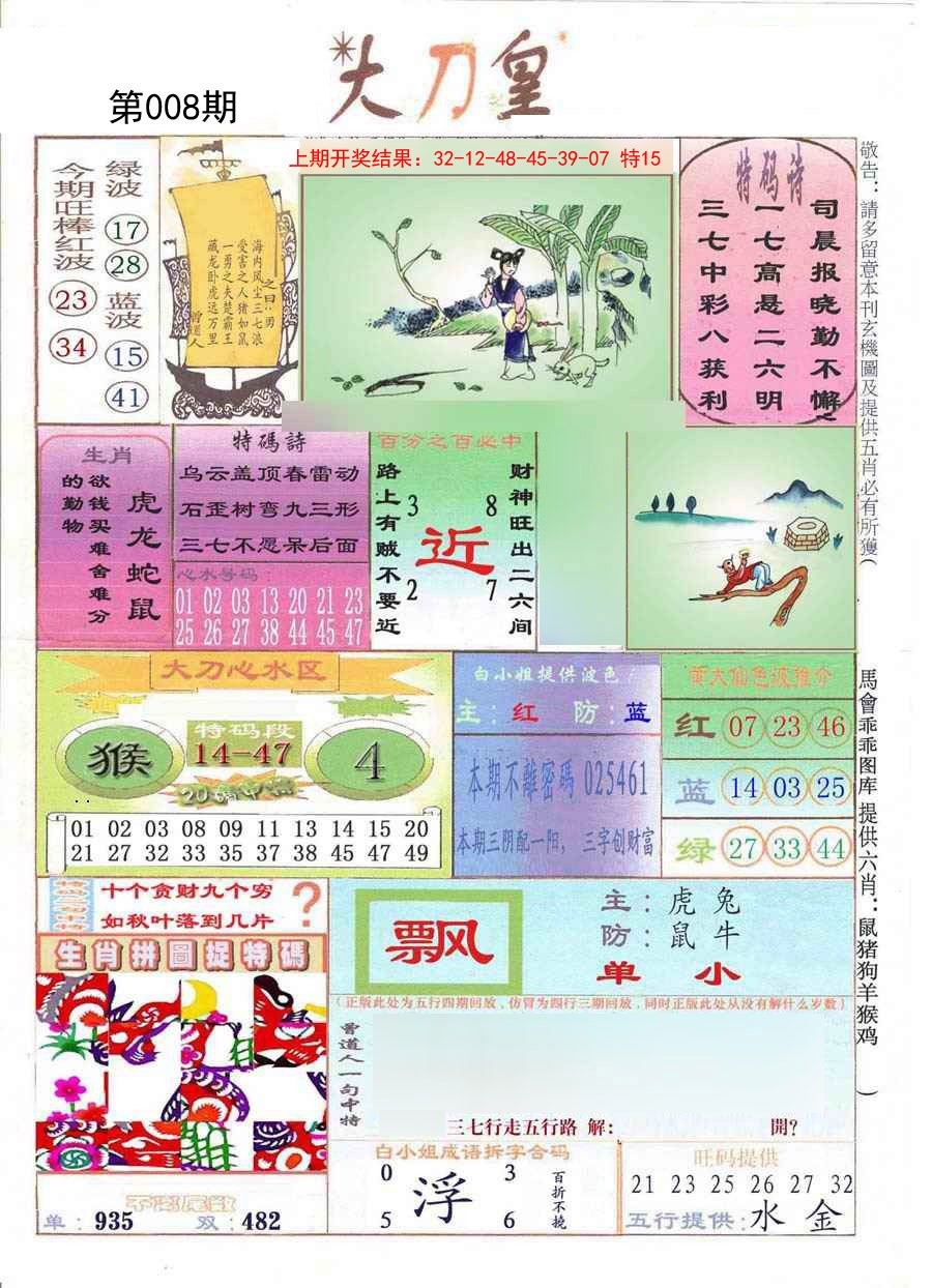 2025008期大刀皇
