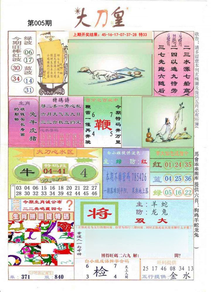 2025005期大刀皇