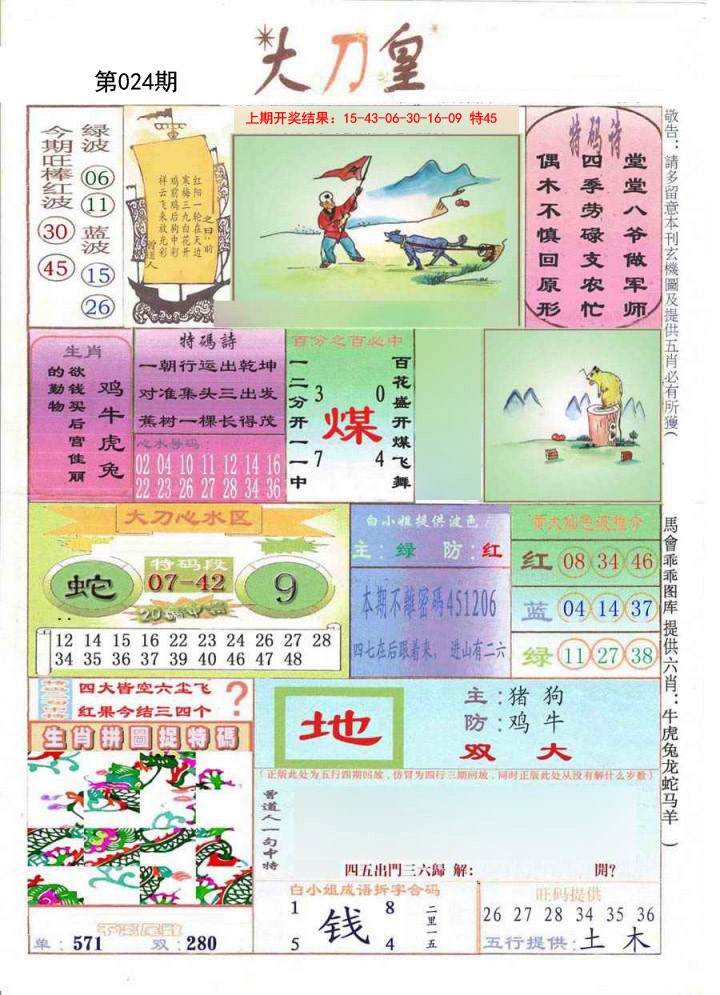 2025024期大刀皇