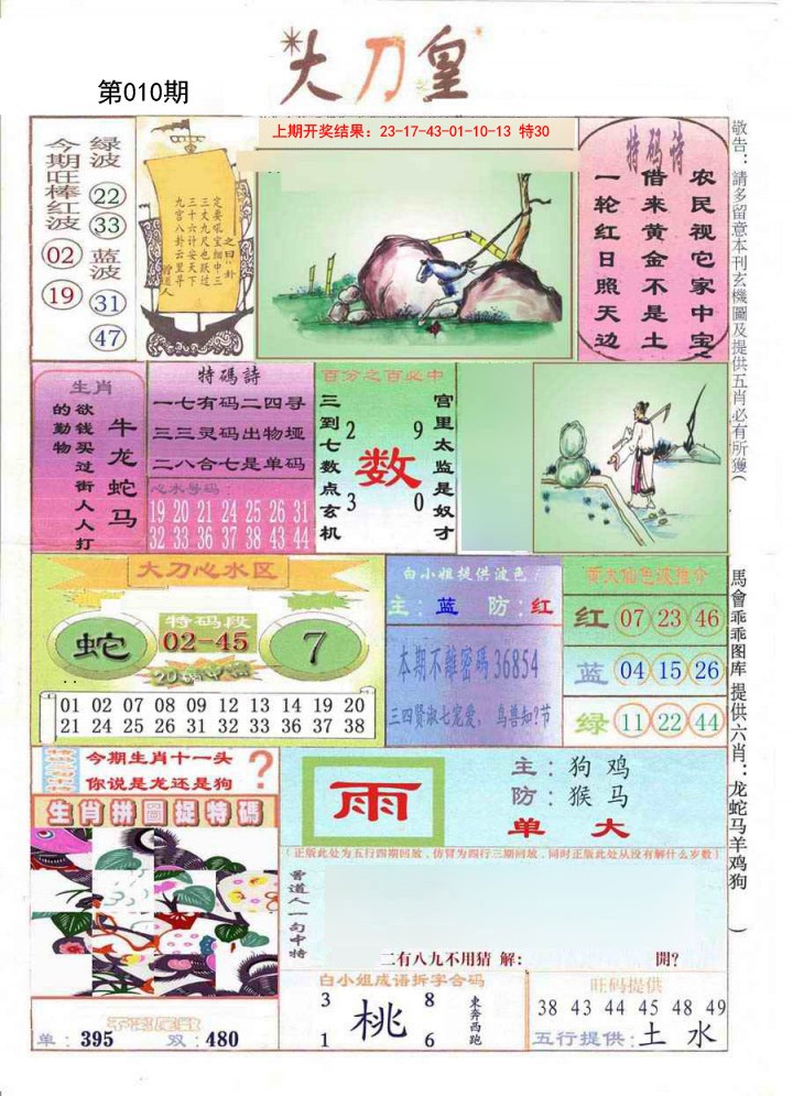 2025010期大刀皇