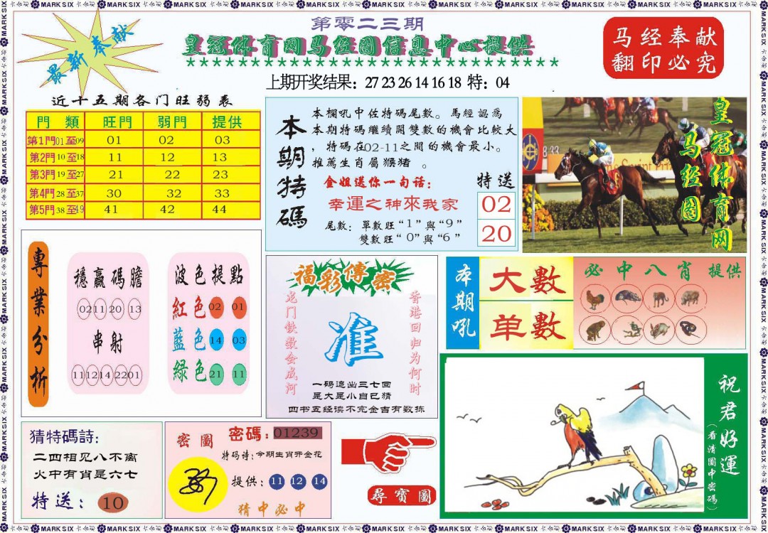2025023期体育网马经图