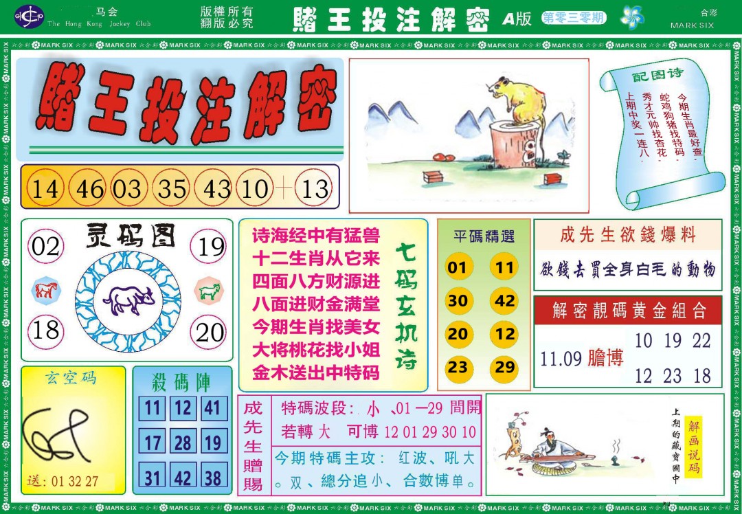 2025030期赌王投注解密