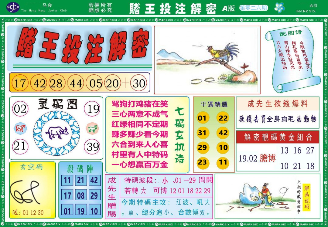 2025026期赌王投注解密