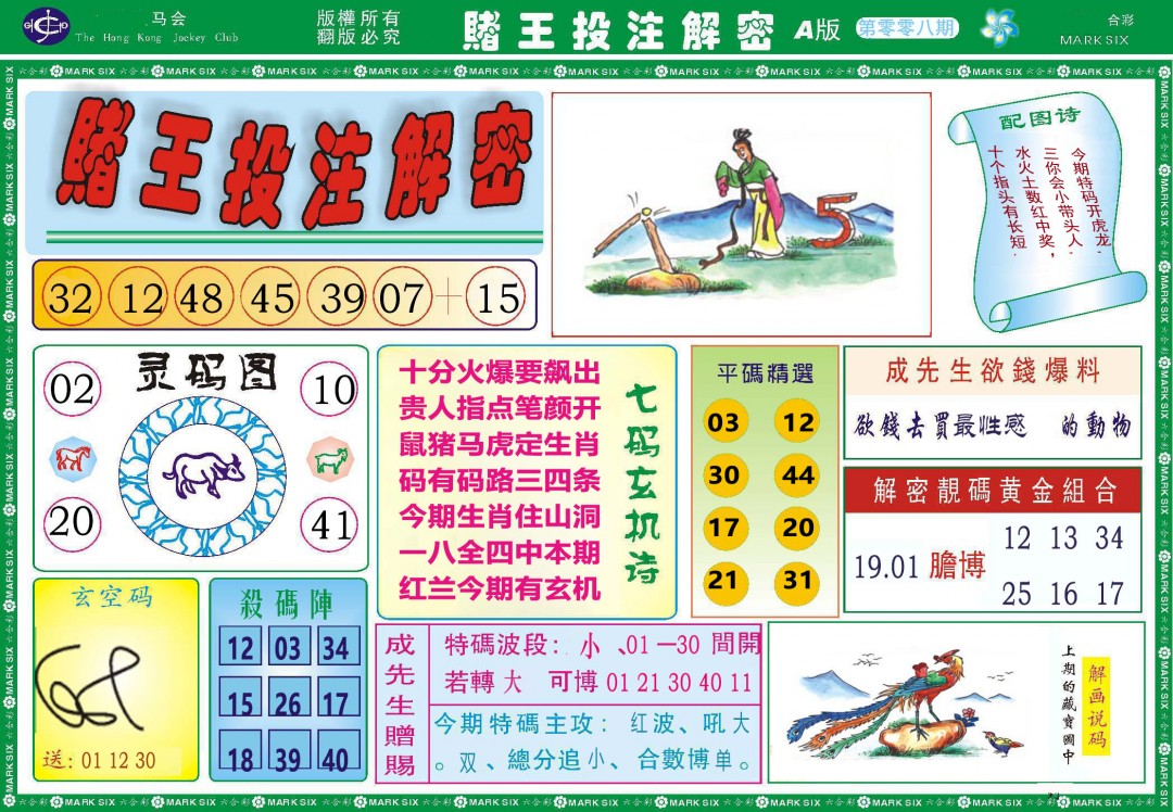 2025008期赌王投注解密