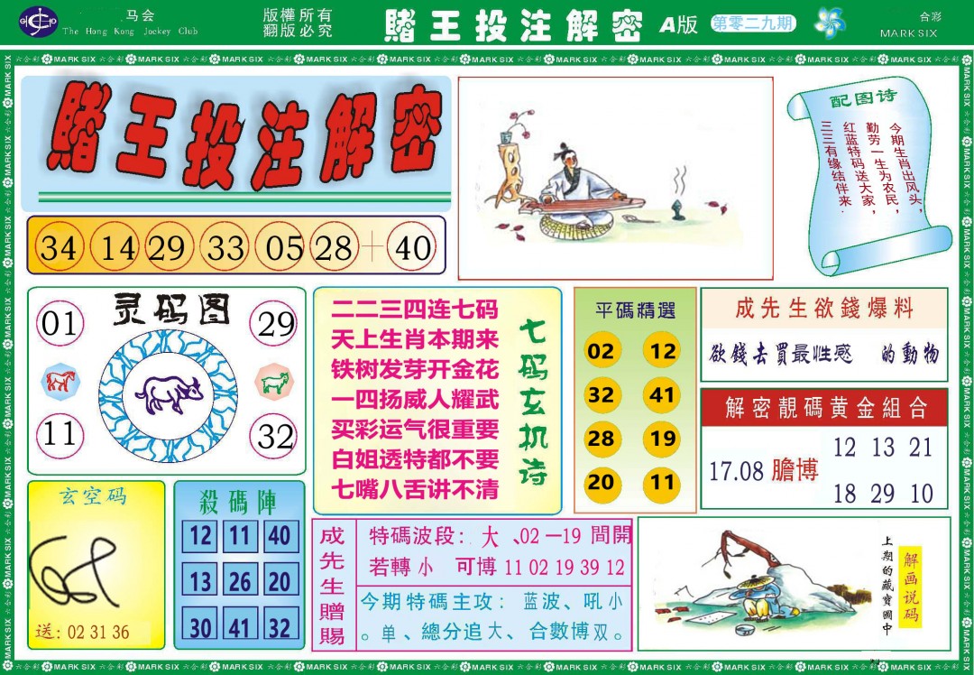 2025029期赌王投注解密