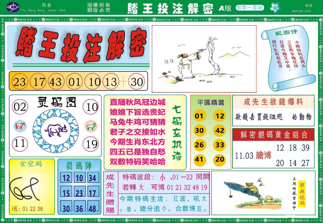 2025010期赌王投注解密