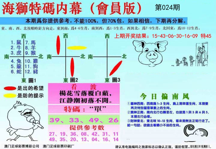 2025024期海狮特码会员报