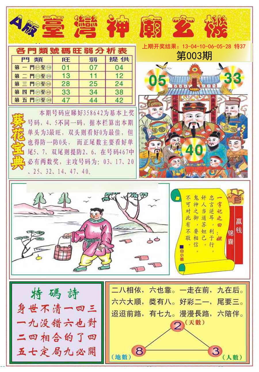 2025003期台湾神庙A