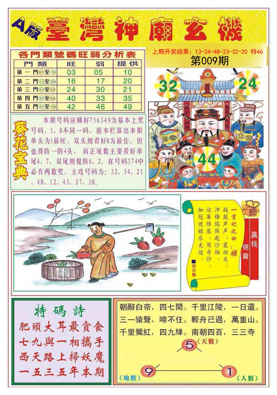 2025009期台湾神庙A