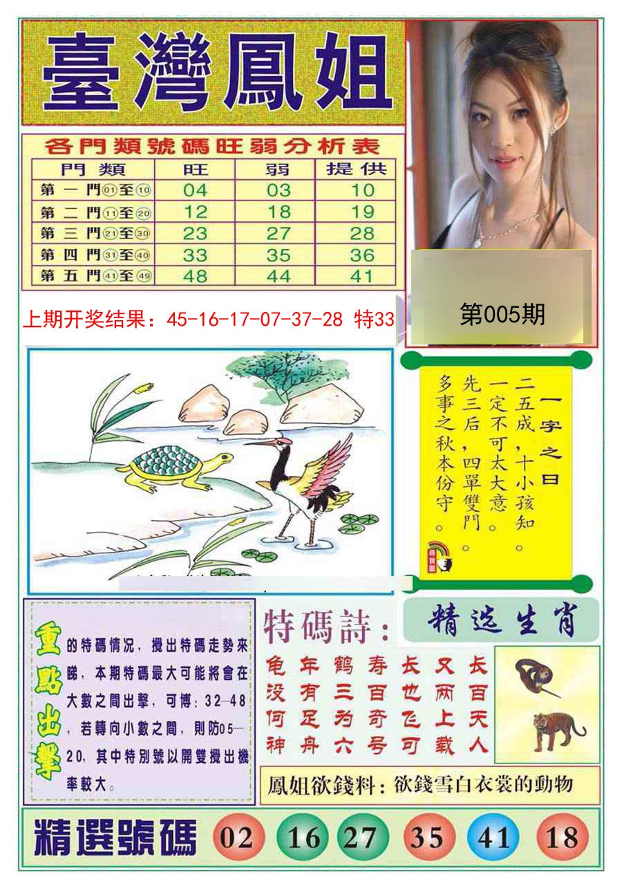 2025005期台湾凤姐