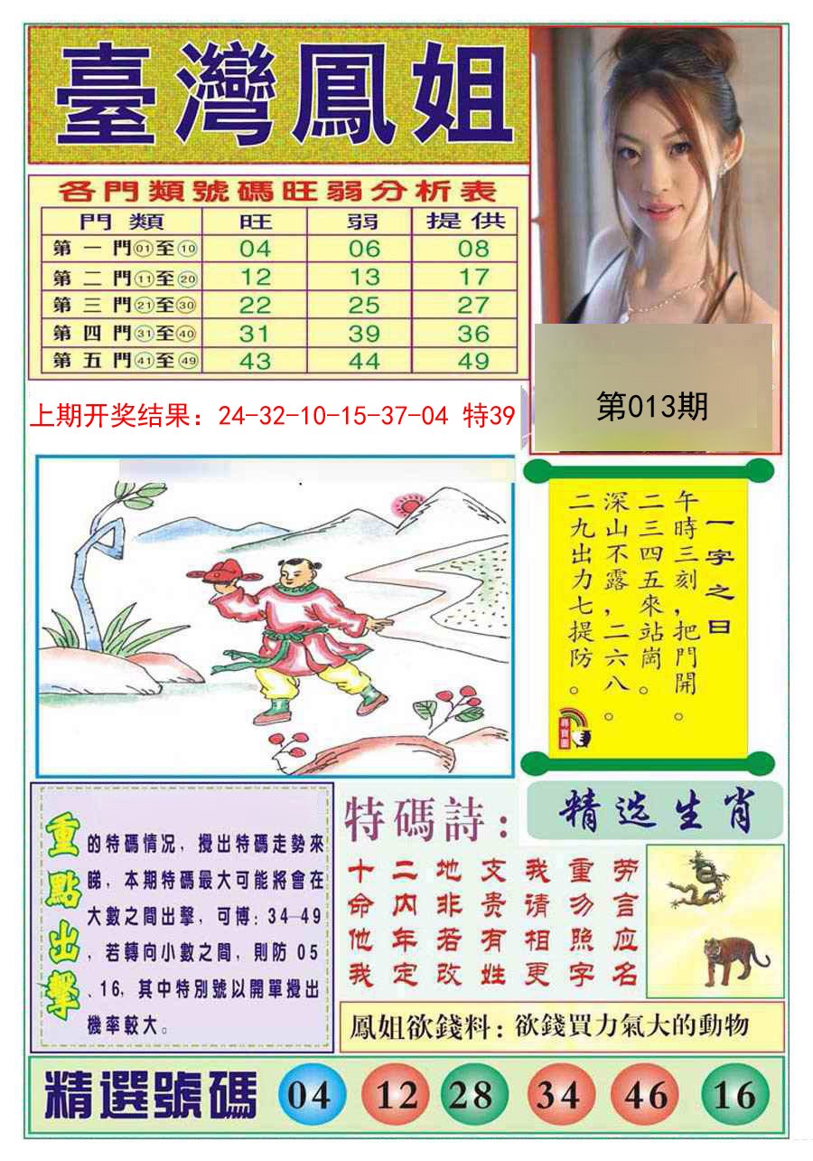 2025013期台湾凤姐